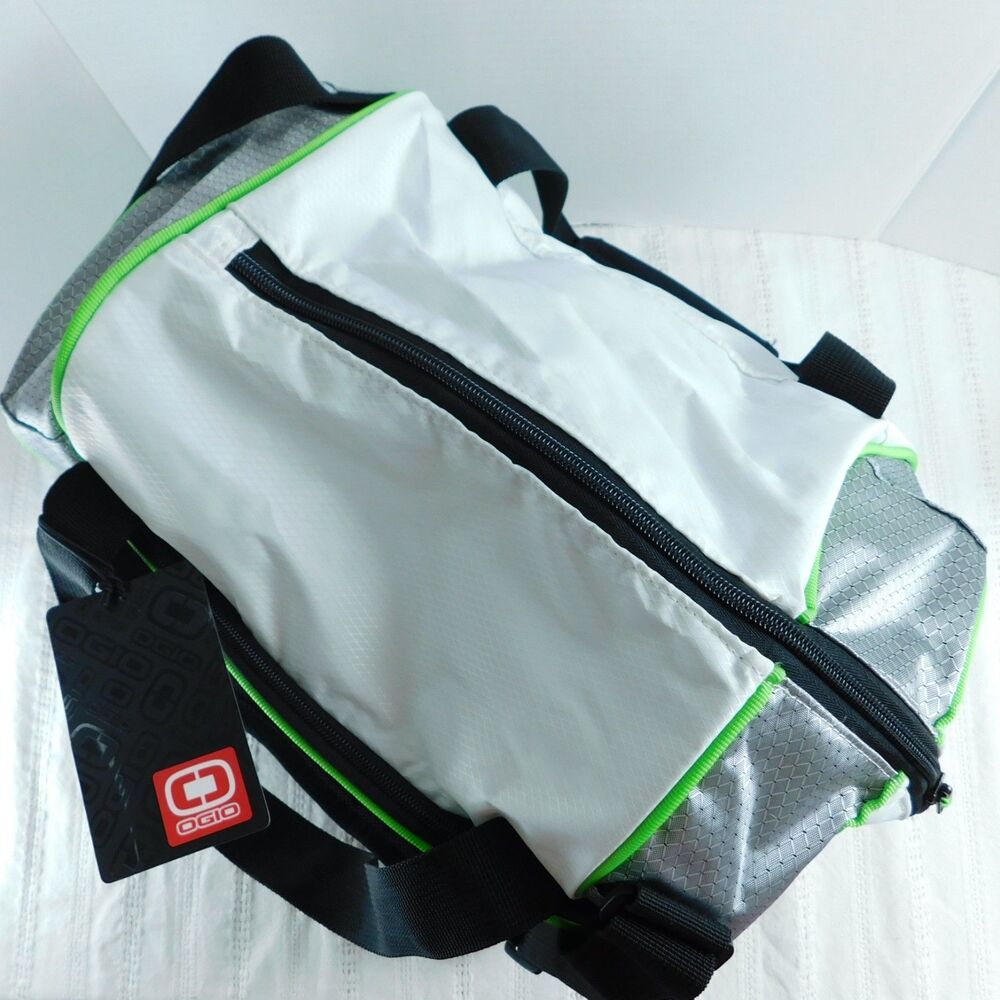 OGIO Endurance 1.0 White Silver Sport Gym Water Resistant Duffel Bag Golf NWT - Picture 8 of 12